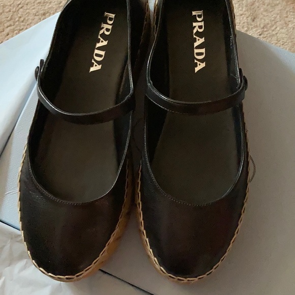 COPY - NEW Prada Black Mary Janes size 7.5 - Picture 5 of 7